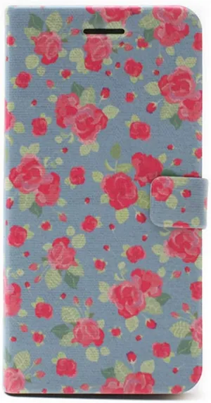 HM4181i6 iPhone 6s/6 Case, Fall in Flower Diary, Pink Rose, Diary Type