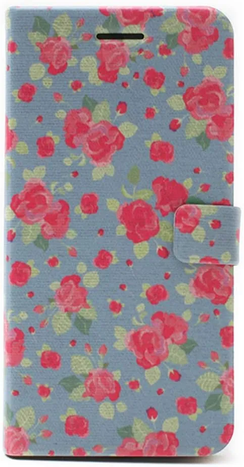 HM4181i6 iPhone 6s/6 Case, Fall in Flower Diary, Pink Rose, Diary Type