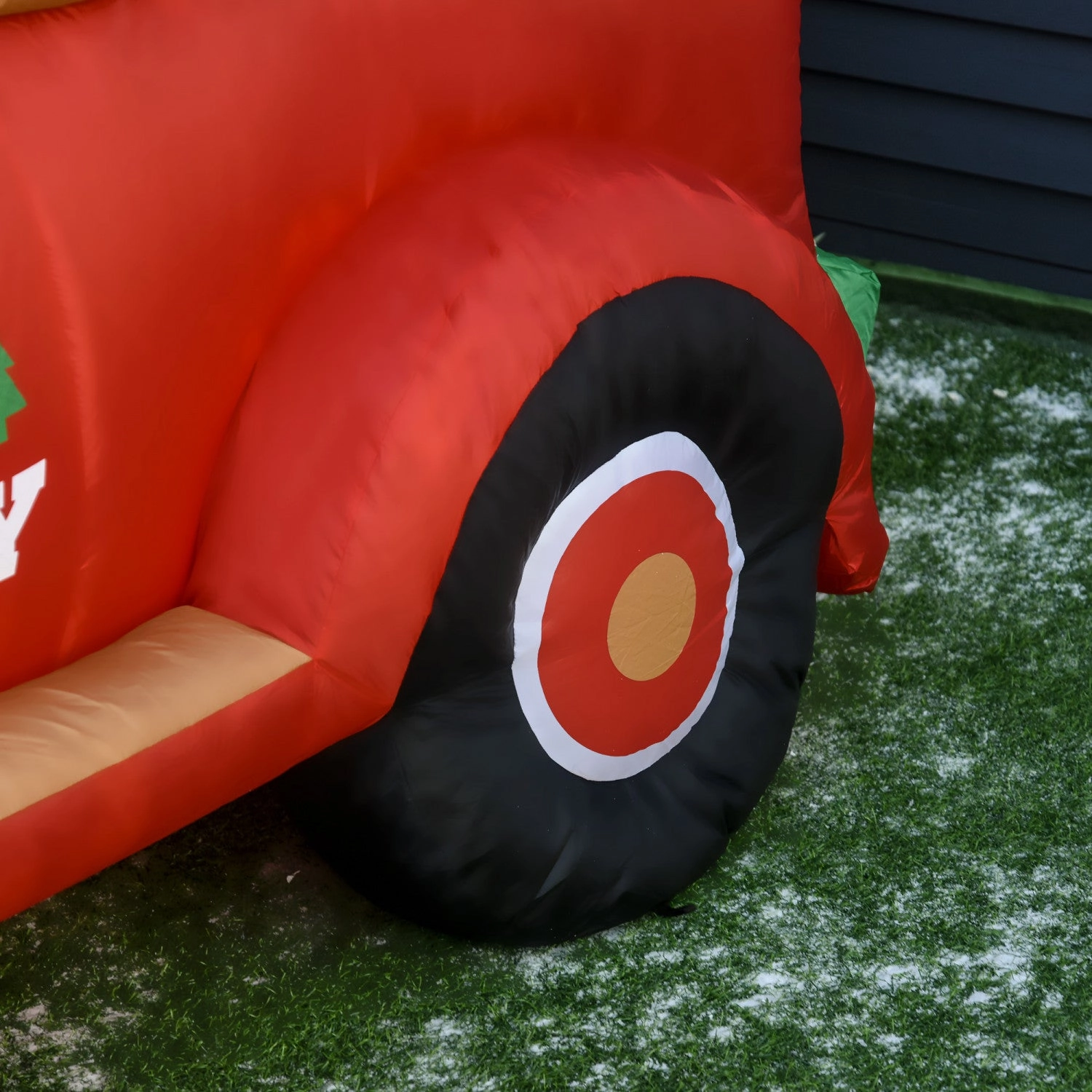 Homcom 6ft Truck Inflatable Christmas Decoration|Homcom Camion Gonflable De Noel