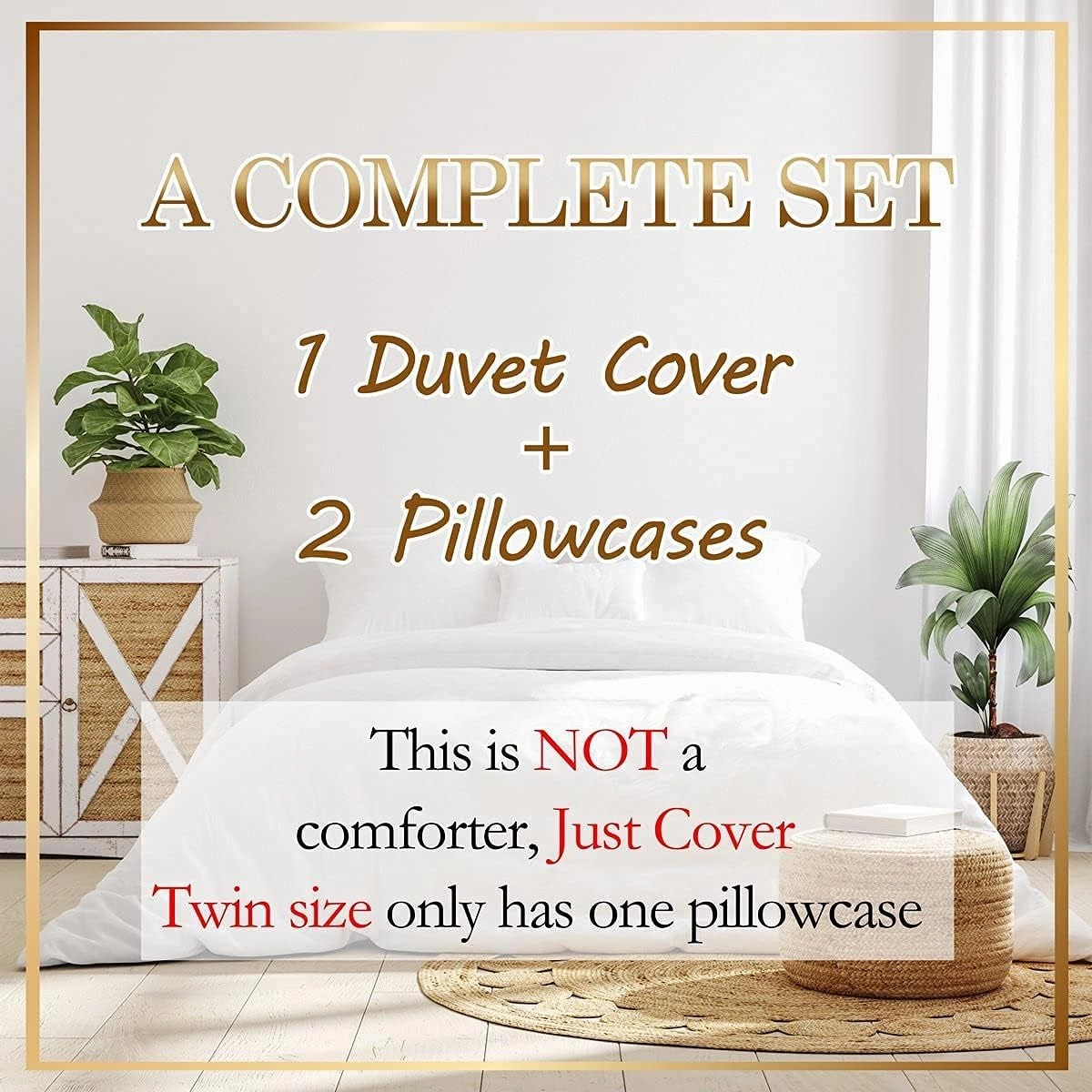 Homewish Wild Tiger Bedding Set Twin Size,3D Wildlife African Tropical Animal Comforter Cover Set for Kids Girls,Golden Crown Print Black Bedding Quilt Cover Set Bedroom Decor, 2 Pcs