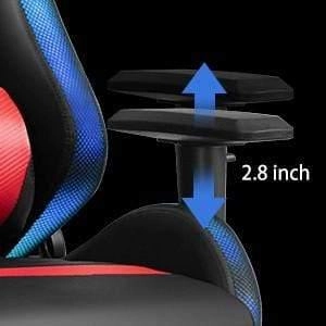 HopeRacer Labradores Series LED RGB Racing Gaming Chair with Bluetooth Music Speaker