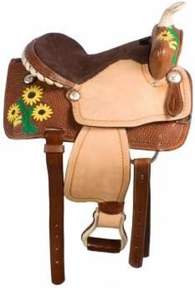 Horse Saddle Western Barrel Racing Racer Leather Handmade Premium Comfort Riding Trail Equestrian Tooled Carved Best Horse Riding Saddle for Horse Size: 10-18 inches Seat Available, BRD325