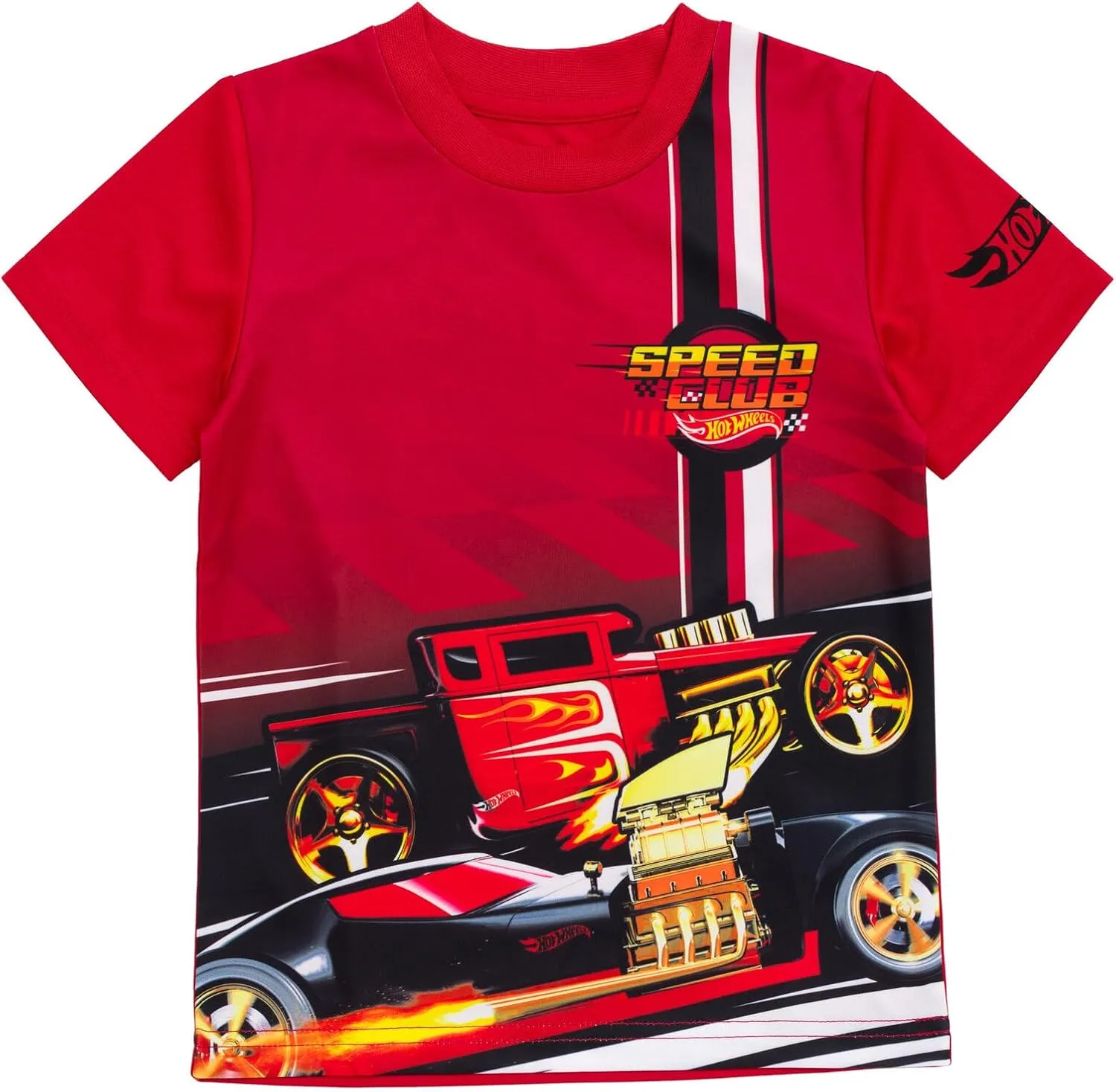 Hot Wheels 2 Pack Athletic T-Shirts Toddler to Big Kid