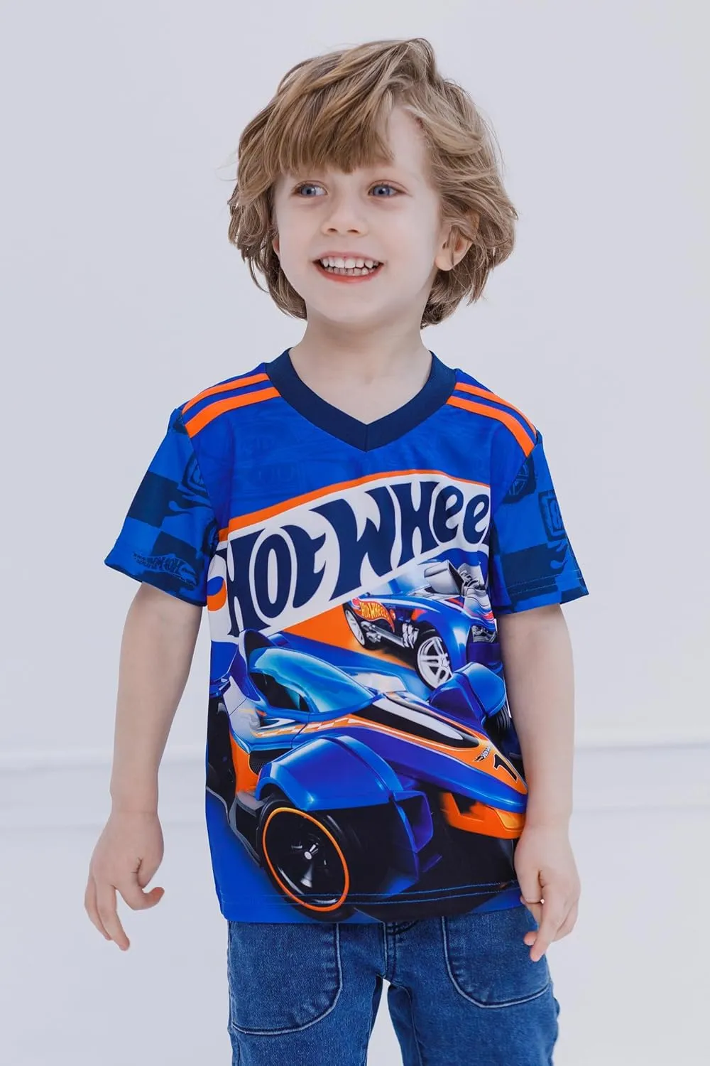 Hot Wheels 2 Pack Athletic T-Shirts Toddler to Big Kid