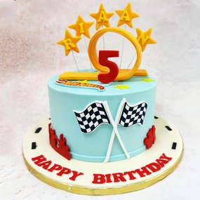 Hot Wheels Birthday Cake