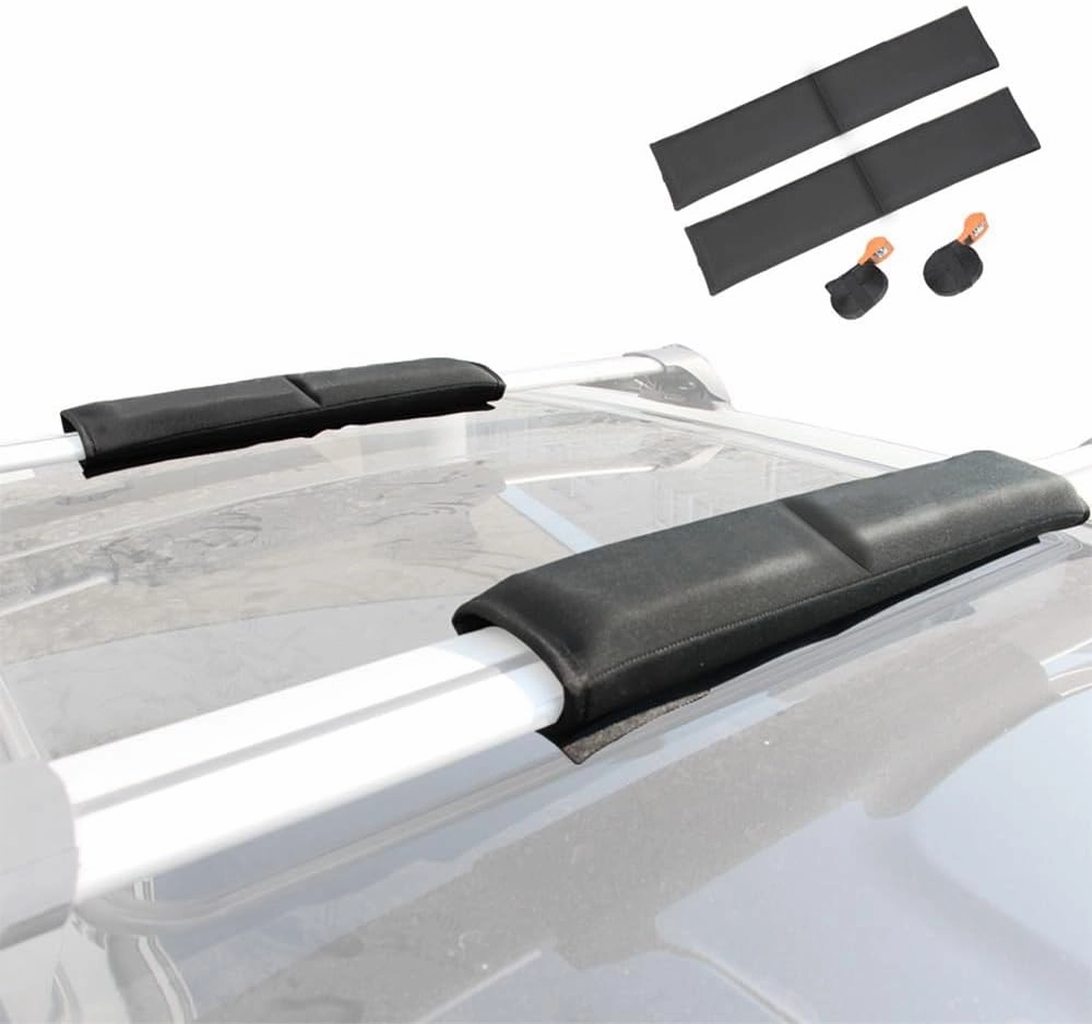 HUIMENG Car Roof Rack Pads Kayak Soft Roof Rack for Surfboard SUP Boat Carrier with Straps