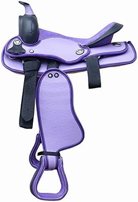 HUMAYL Saddlery Western Barrel Racing Horse Saddle Handmade Synthetic Cordura Lightweight Barrel Racing Saddle Trail Tack Classic Equestrian Horse Saddle Tack Size 10" to 18" inches Seat SB54