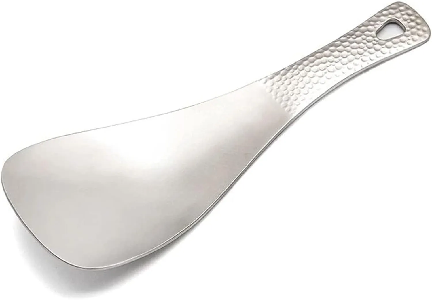HXBER Titanium Rice Spoon Ultralight Eco-Friendly Cooking Spatula Shovel for Outdoor Camping Backpacking Picnic