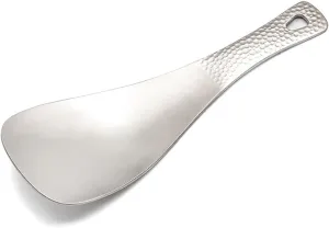 HXBER Titanium Rice Spoon Ultralight Eco-Friendly Cooking Spatula Shovel for Outdoor Camping Backpacking Picnic
