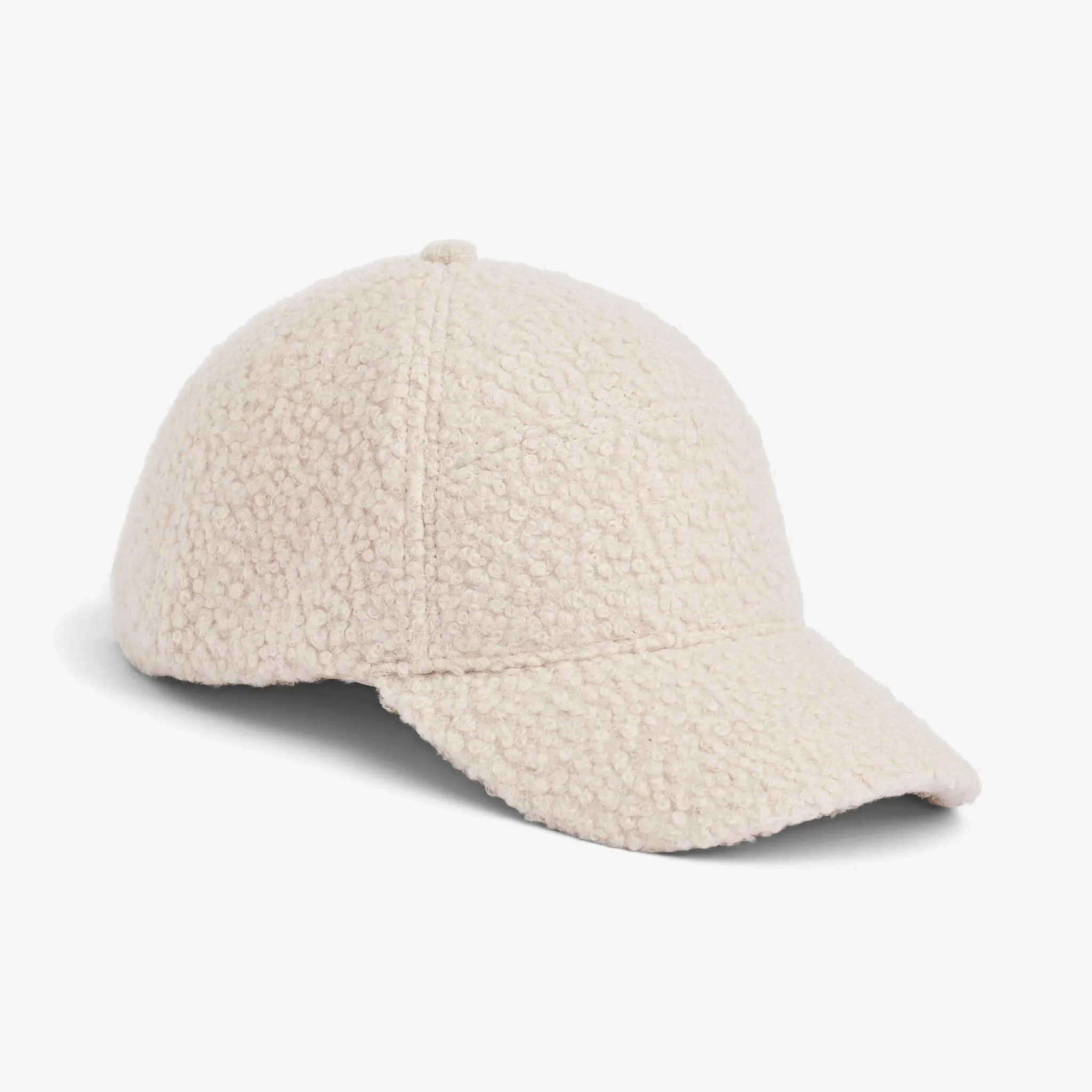 HYPER 7panel Hard Front Baseball Cap Off White