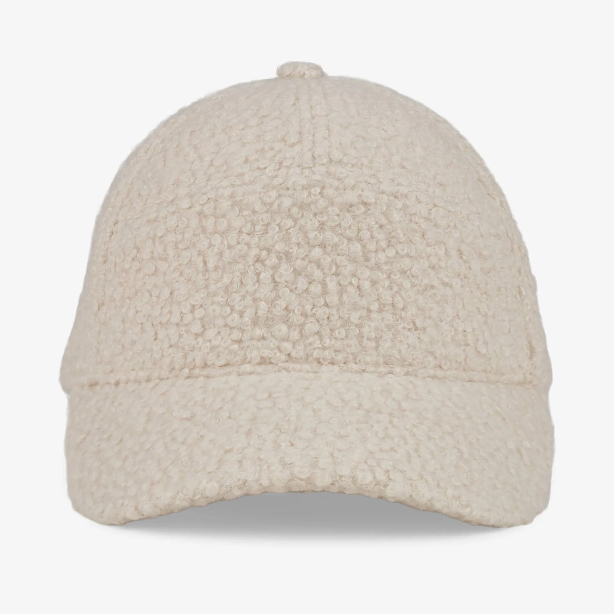 HYPER 7panel Hard Front Baseball Cap Off White
