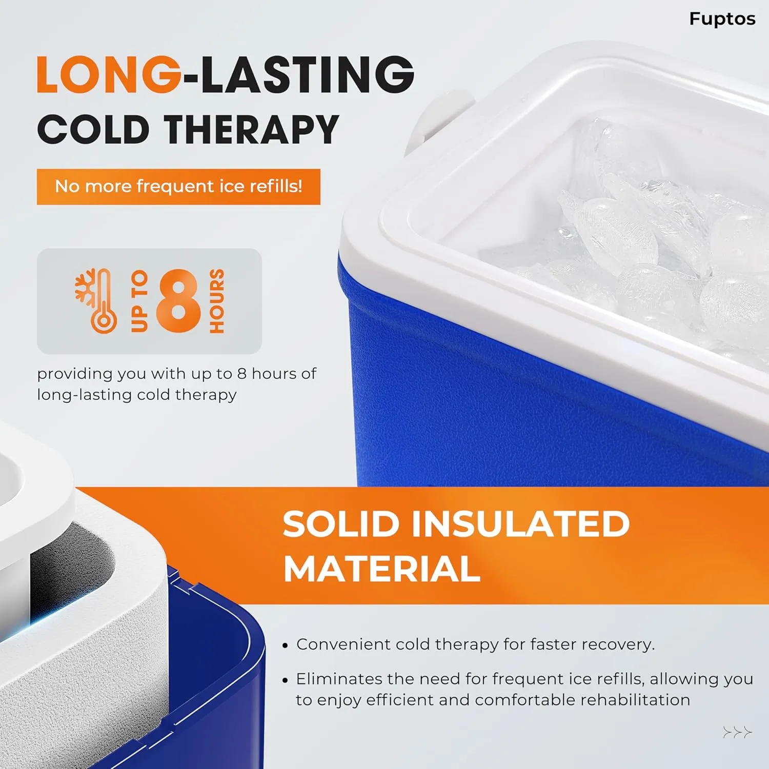 Ice Machine for Shoulder After Surgery, Cold Therapy Machine, Digital Timer & Quiet Pump, Compact Cryotherapy Machine