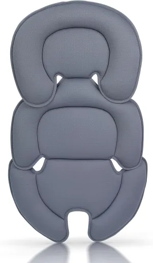 Infant Car Seat Insert, Car Seat Head and Body Supports for Babies, Soft Car Seat Insert Cushion Pad Suit for Infant Car Seats and Baby Strollers(Grey)