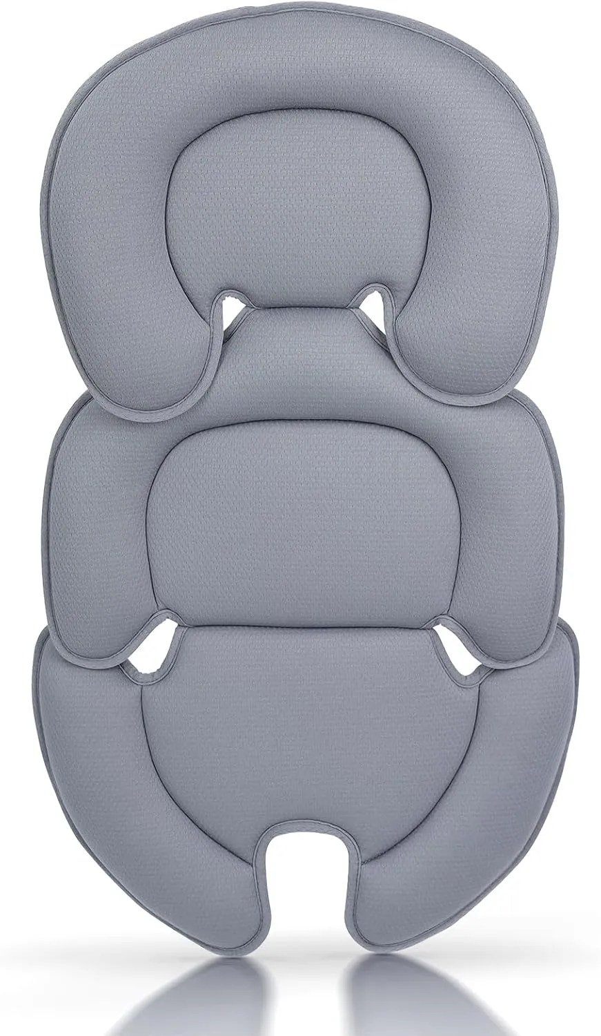 Infant Car Seat Insert, Car Seat Head and Body Supports for Babies, Soft Car Seat Insert Cushion Pad Suit for Infant Car Seats and Baby Strollers(Grey)