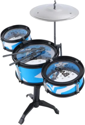 Instrument Drum Kit Funny Early Education Musical for Promotes Creativity Hand Eye Coordination and Intellectual Development Safe Easy to Store