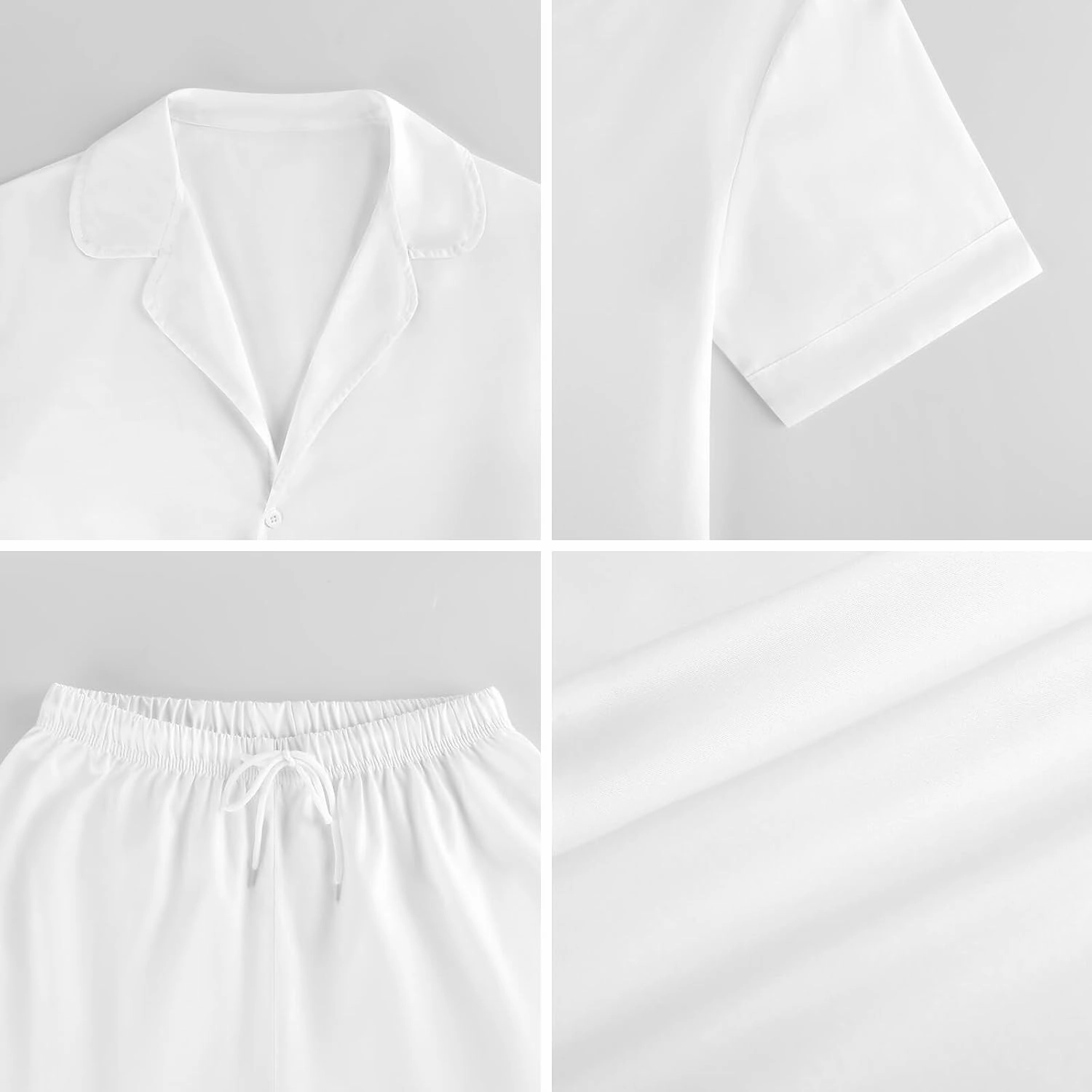 It's My Birthday African American Afro Woman Women's Satin Pajama Set Short Sleeve Button Down Sleepwear Loungewear Pj Set
