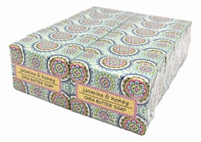 Jasmine and Honey Shea Butter Soap, Set of 12 Bars, 2 Ounces Each