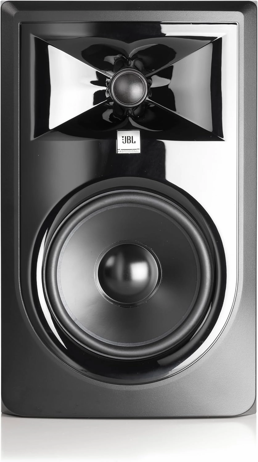 JBL Professional 306P MkII 6-Inch 2-Way Powered, Active Monitor Speaker for Near Field Music Production, Studio Monitor, Desktop Computer, Hi-Fi Audio. Sold individually, Black