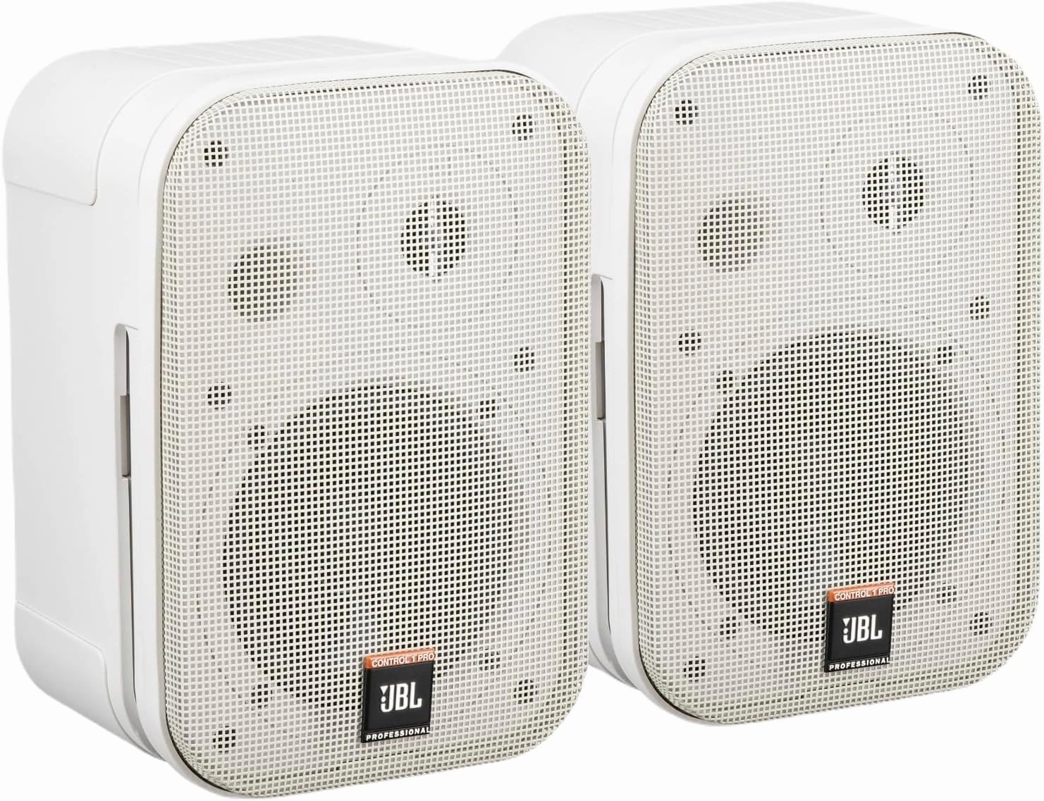JBL Professional High Performance 2-Way Professional Compact Loudspeaker System, White, Sold as Pair (C1PRO-WH)
