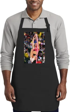Jennifer Suhr - Kitchen Cooking Cotton Apron SRS #G1847984, Black
