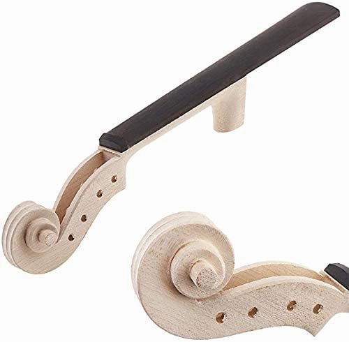 Jiayouy Violin Parts & Accessories 4/4 Violin DIY Kit for Students Beginners Music Lover Make Your Own Violin