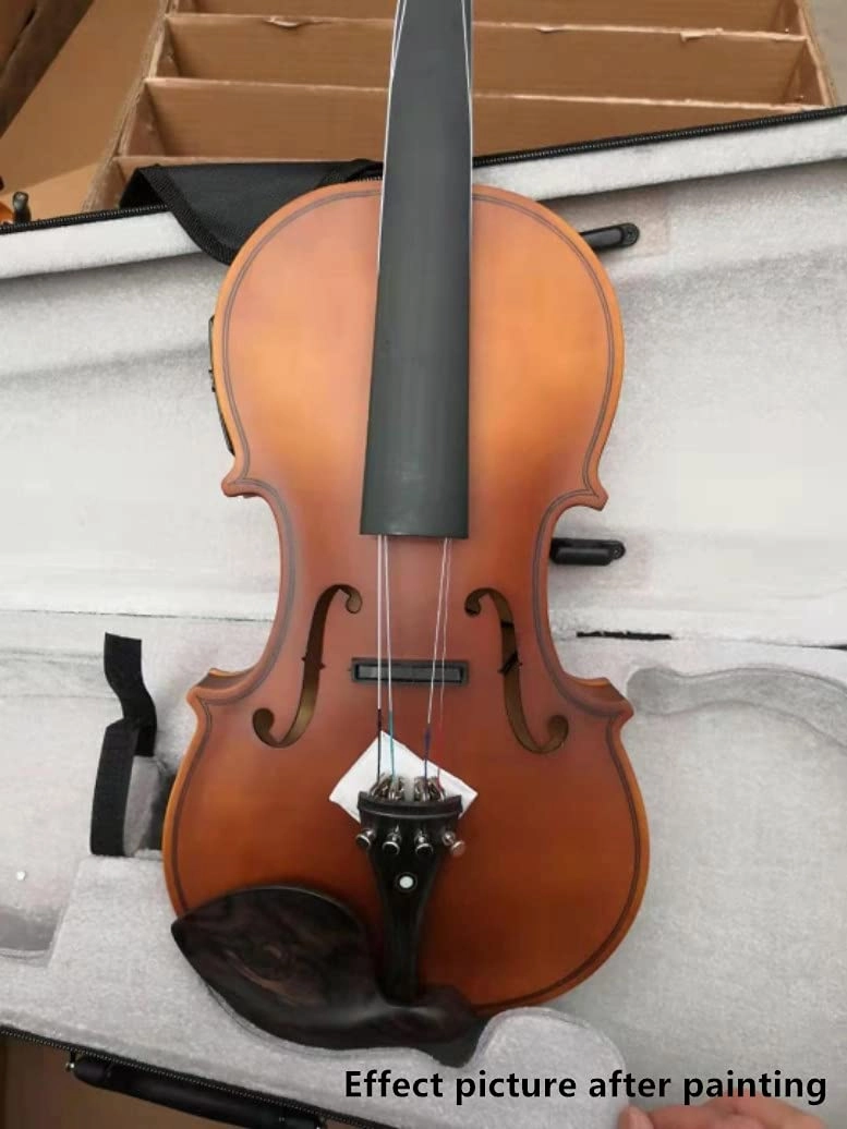 Jiayouy Violin Parts & Accessories 4/4 Violin DIY Kit for Students Beginners Music Lover Make Your Own Violin