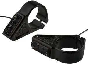 Joker Machine 05-305-1 Rectangle Led Fork Mount Turn Signal - 49mm. - Black Anodized/Smoked Lenses