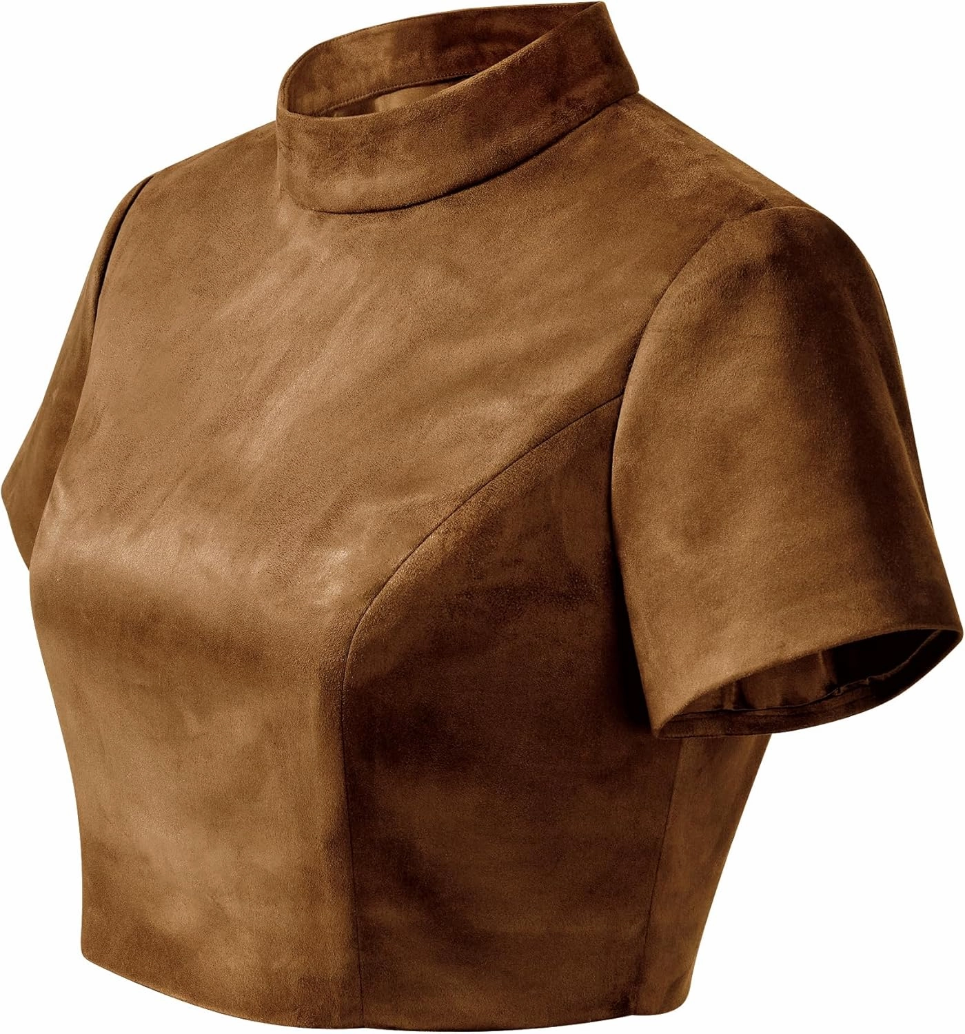 JW PEI Women's Grace Faux Suede Crop Top and Mini Skirt Set
