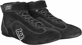 K1 Challenger Nomex® Youth Auto Racing Shoes - SFI 3.3/5 - Black - Size 5.5
