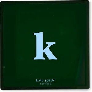 kate spade new york Initial Decorative Initial Tray, Personalized Acrylic Vanity Letter Tray, Just Mine (K)