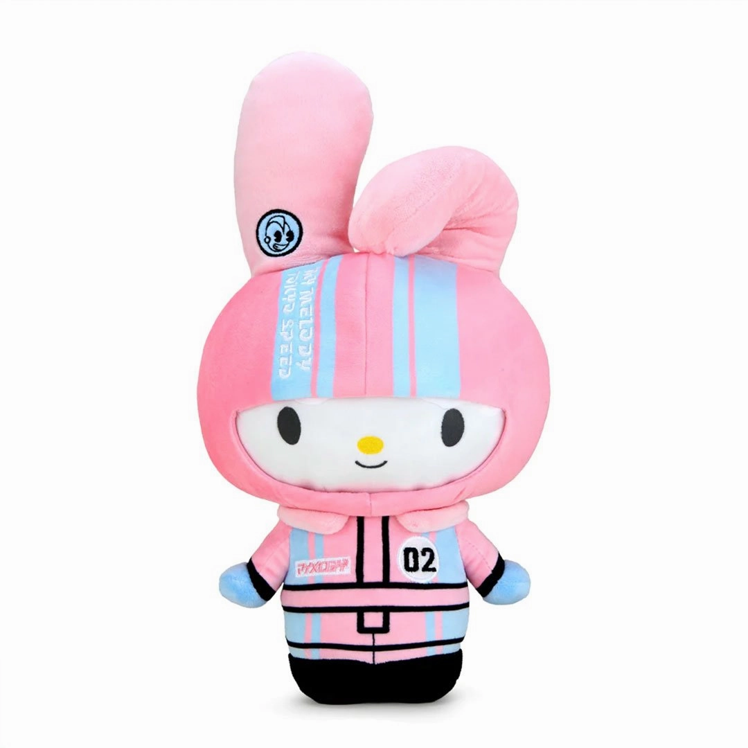 Kidrobot Sanrio 13" Hello Kitty and Friends My Melody Tokyo Speed Racer Plush Toy