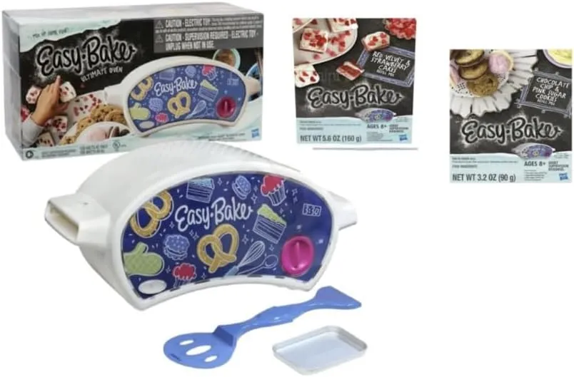 Kids Classic Easy Oven Baking Play Set Bundle, Baking Made Easy with Cookie and Cake Mixes Included Christmas 2024