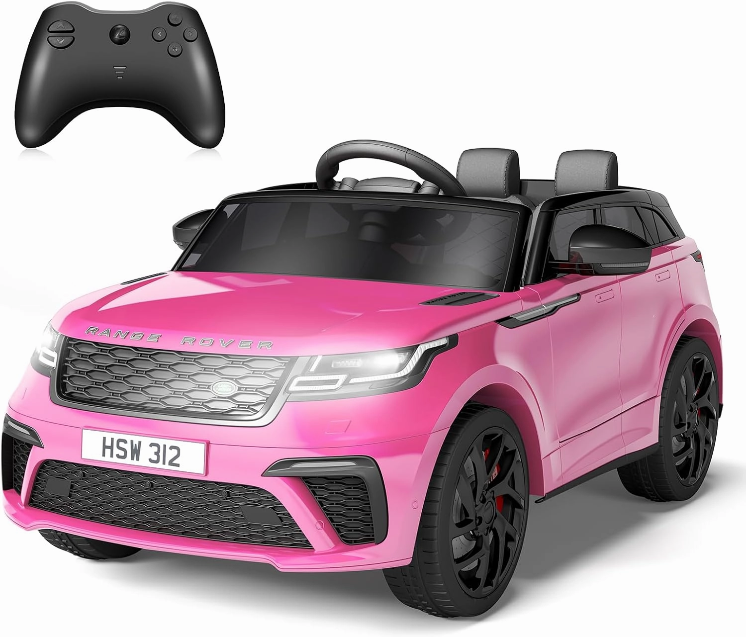 Kids Ride On Car with Remote, Licensed Land Rover Kids Electric Car, Ride On Toys for Kids 3-8 with Mp3 Player, Rocking, Pull Rod