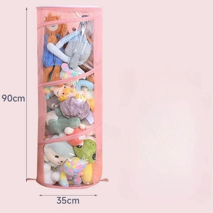 Kids Toy Storage Bucket - Fluffy Friend Organizer