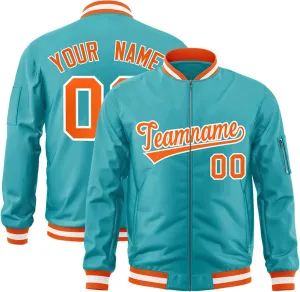 KXK Custom Bomber Jacket Lightweight Baseball Varsity Windbreaker Personalized Letters Number Logo for Adult Youth