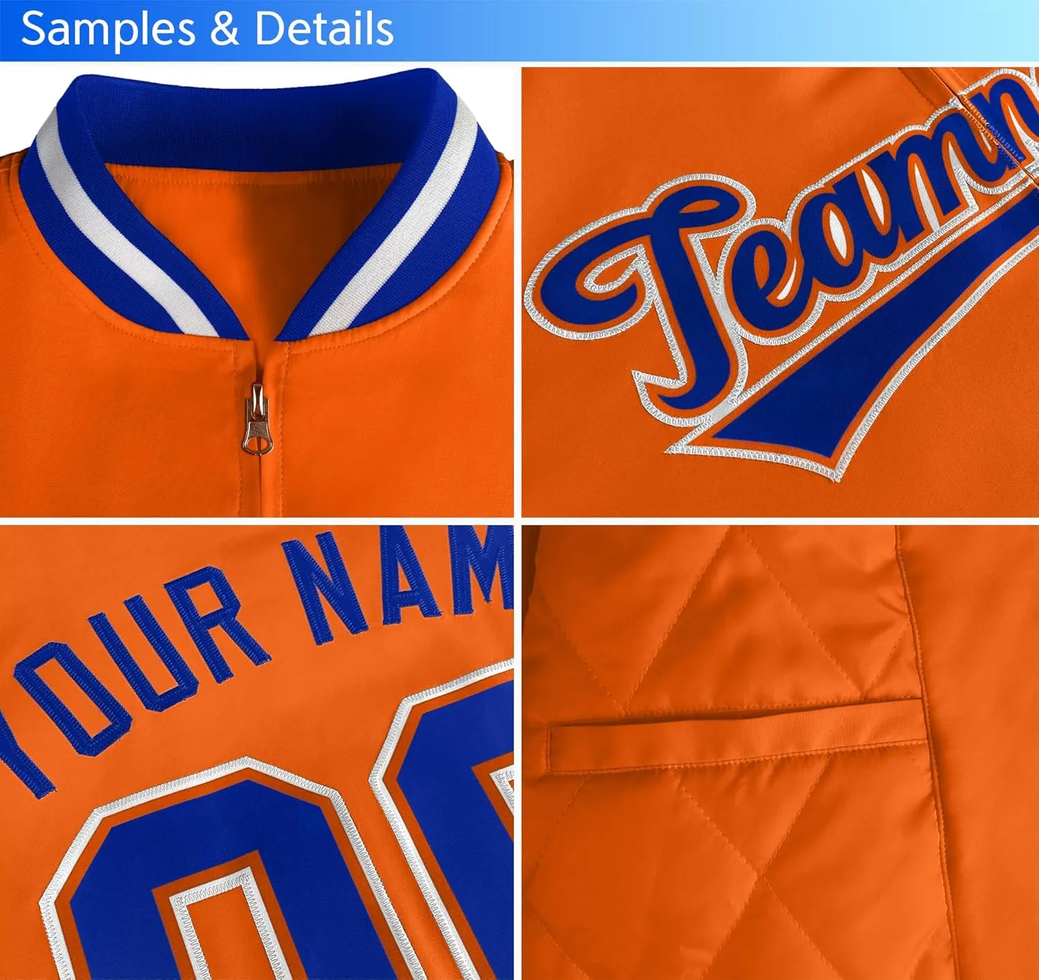KXK Custom Bomber Jacket Lightweight Baseball Varsity Windbreaker Personalized Letters Number Logo for Adult Youth