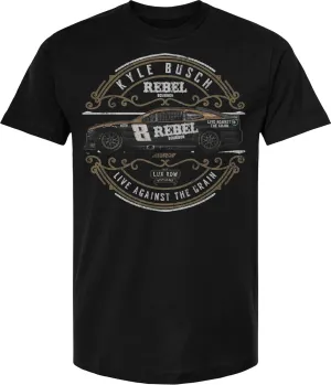 Kyle Busch #8 NASCAR 2025 Car Scroll Black T-Shirt