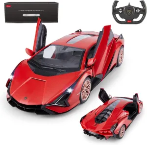 Lamborghini Sin FKP 37 1/14 Remote Control Car, Lamborghini Toy Rc Car for Kids Boys 6-12 - RED
