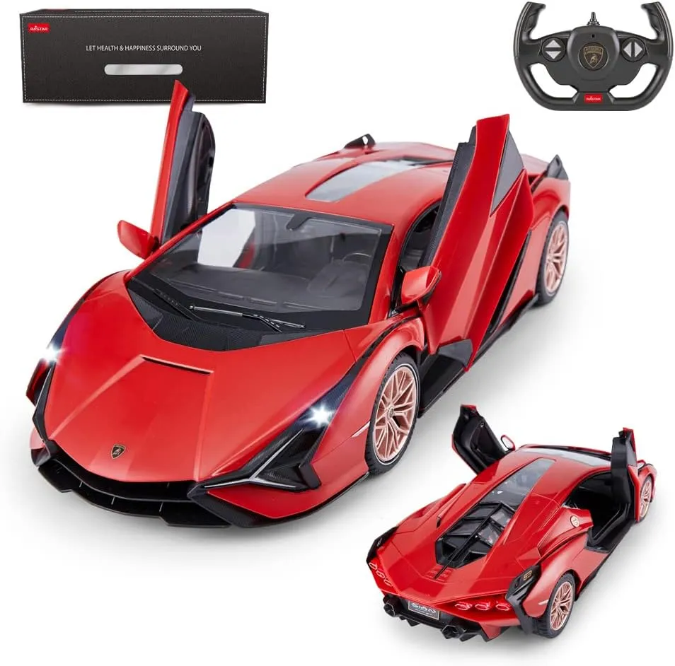 Lamborghini Sin FKP 37 1/14 Remote Control Car, Lamborghini Toy Rc Car for Kids Boys 6-12 - RED
