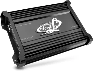 Lanzar 3000 Watt 2-Ohm Stable Monoblock Mosfet Amplifier, High-Power Car Audio Amp with Electronic Crossover Network, Bass Boost Circuit, Low Pass Filter Controls, and Nickel RCA Inputs, 13" x 2"x 9"