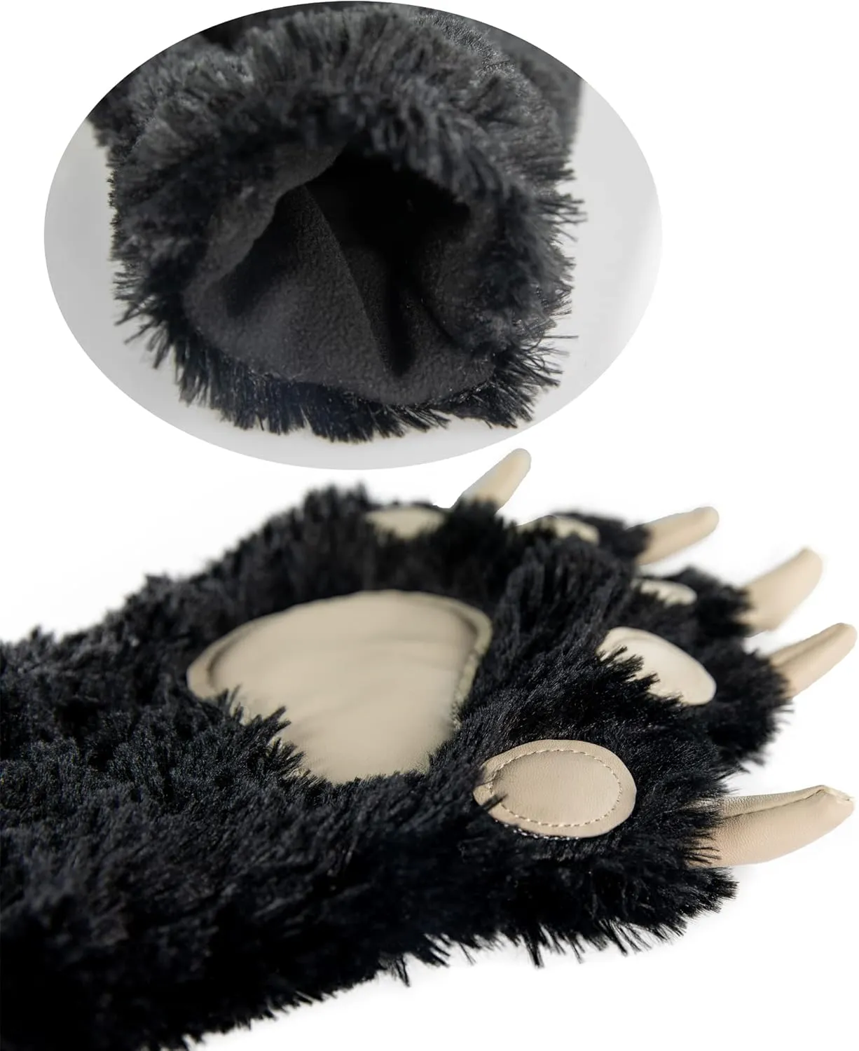Lazy One Animal Paw Mittens for Adults and Kids