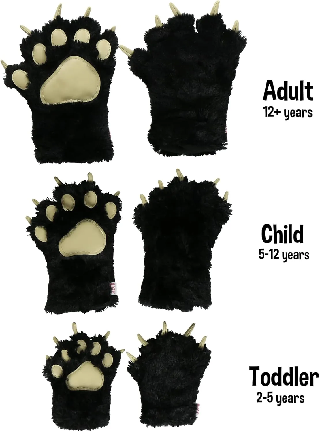 Lazy One Animal Paw Mittens for Adults and Kids