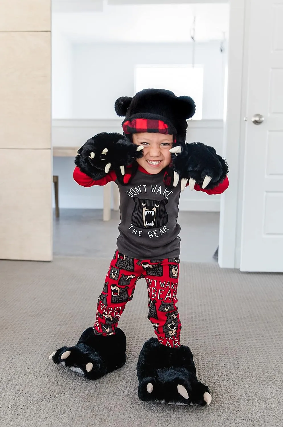 Lazy One Animal Paw Mittens for Adults and Kids