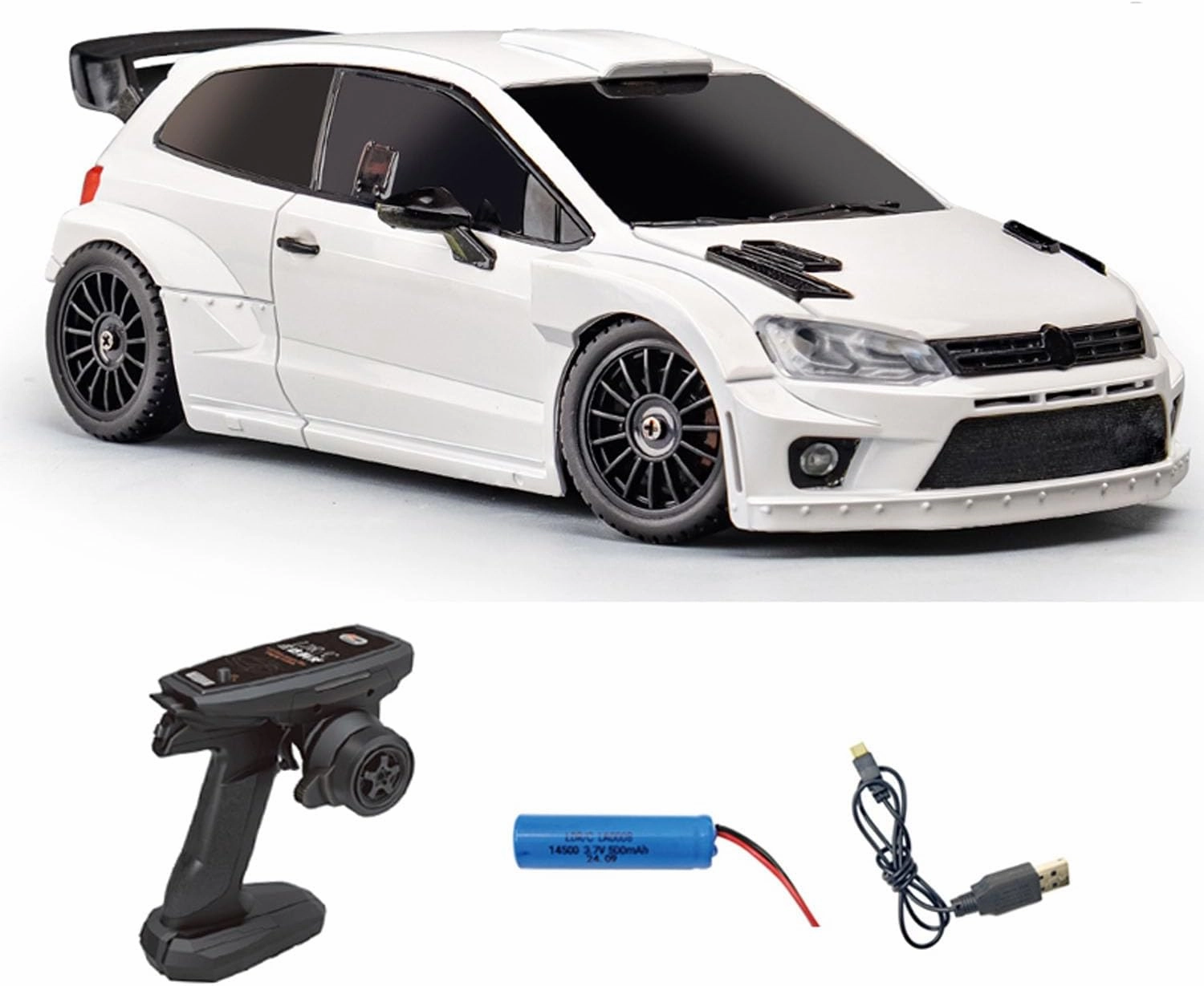 LDRC 1:28 4x4 4WD Plastic RC Off-Road Vehicles Drift Car Model LD2801 RTR Remote Control Car High Speed Race Car Model Hobby Model for Collection Boys Gift(White)