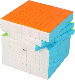 LiangCuber QY Speed Cube 9x9 Stickerless 75MM 9x9x9 Puzzle Cube Magic(2021 Version)