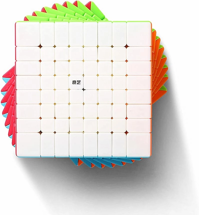 LiangCuber 8x8 Speed Cube Stickerless 70MM QY 8x8x8 Puzzle Cube Magic(2021 Version)