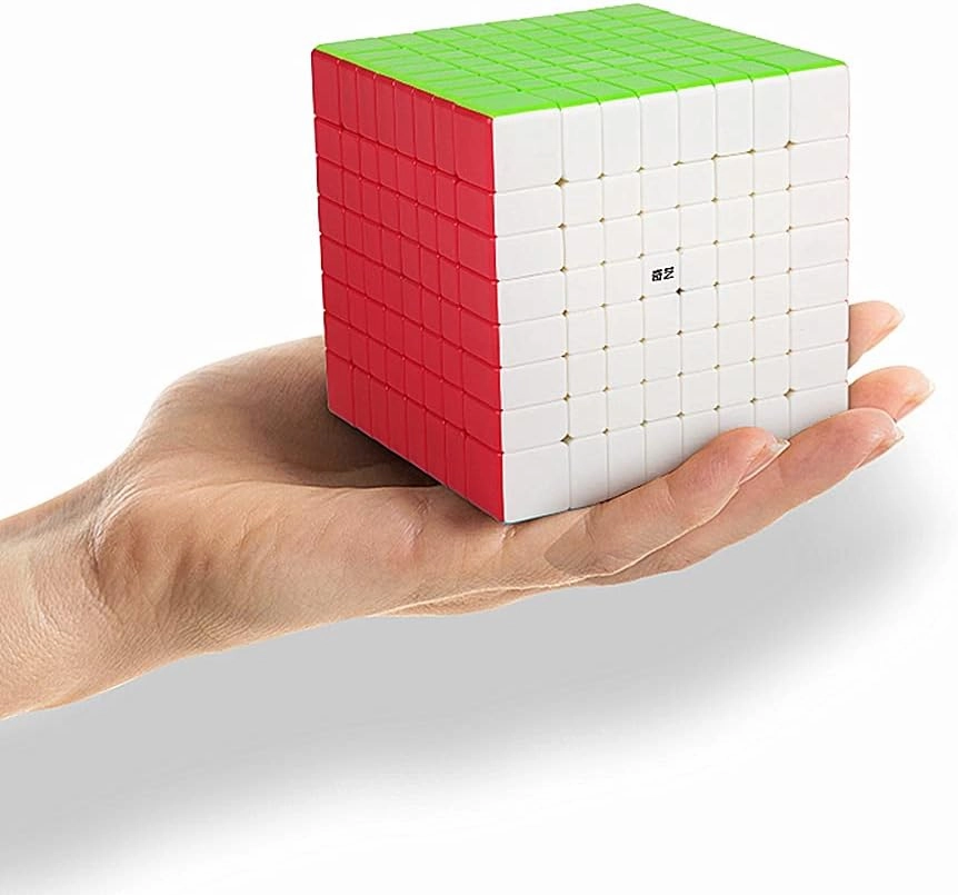 LiangCuber 8x8 Speed Cube Stickerless 70MM QY 8x8x8 Puzzle Cube Magic(2021 Version)