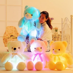 Light Up Teddy Bear (50cm/19.68Inch) (Free Shipping)