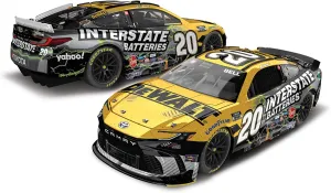 Lionel Racing Christopher Bell 2024 DeWalt-Interstate Batteries No. 20 Duel #2 Race Win ARC 1:24 Scale Diecast Car