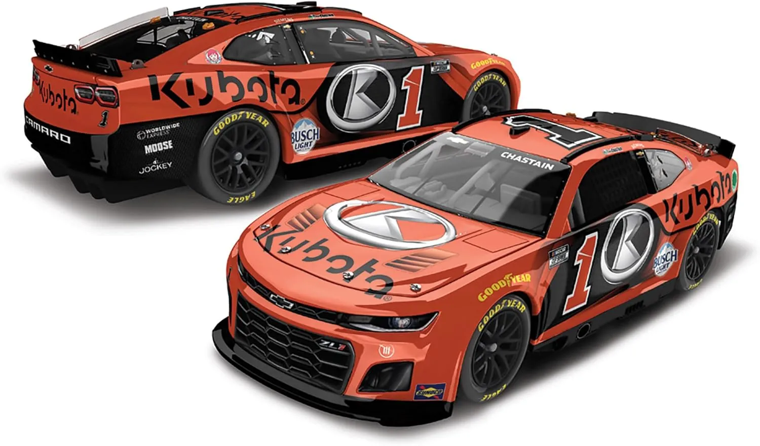 Lionel Racing Ross Chastain 2024 Kubota 1:24 Scale ARC Diecast Car
